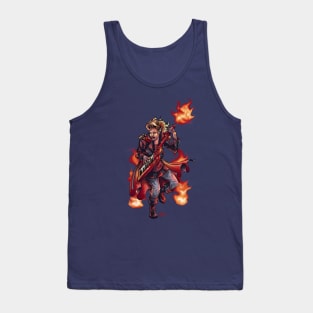 Ren - Keytar Wielding Pyrotechnics Elven Hedgewitch Tank Top